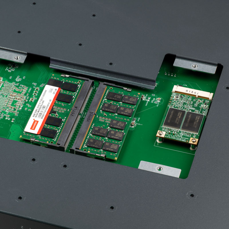 IEC 61850 19 Zoll Rackmount PC RAM Slots und M2 SSD