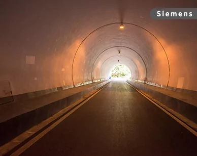 Siemens Tunnelüberwachung mit RSAPC