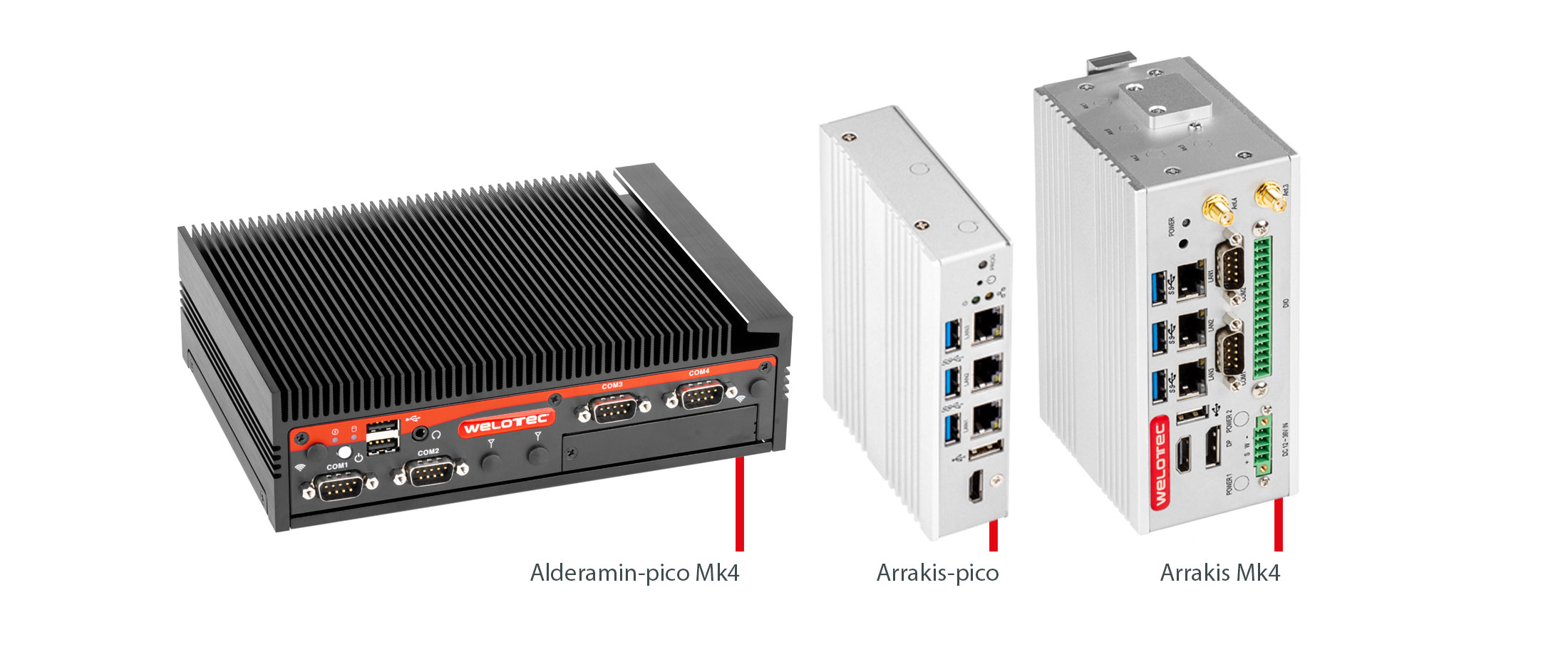 Produktgruppe Arrakis Mk4 und Alderamin pico - Industrie vs. Substation PC