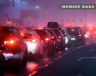 Case Study Ibomade GmbH Increased road safety through secure data transmission from mobile LED-congestion warning systems