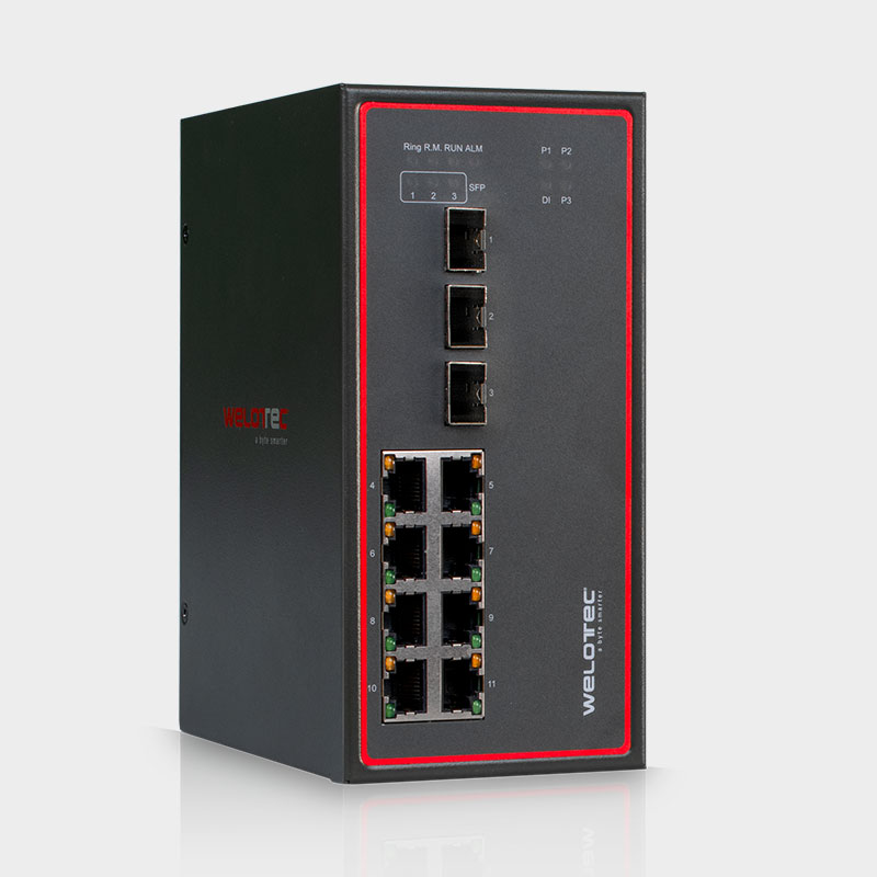 RSAES: 11-Port Fast Ethernet IEC 61850-3 Industrial Managed Switch